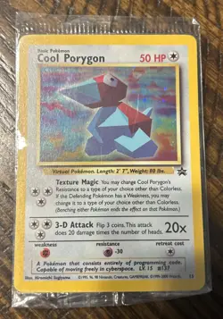 Pokemon Cool Porygon 15/53 Wotc Promo Holo Factory Sealed - Image 1