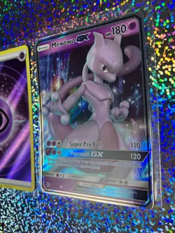 2019 Pokemon TCG Hidden Fates Ultra Rare 31/68 Mewtwo GX - Image 4