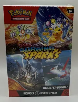 Surging Sparks Booster Bundle Pokemon TCG Scarlet and Violet Factory Sealed New - Image 1