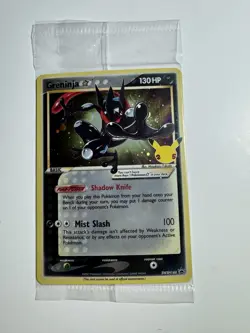 Sealed Gold Star Greninja SWSH144 - Pokemon SWSH Promo 25th Anniversary NM 2021 - Image 1