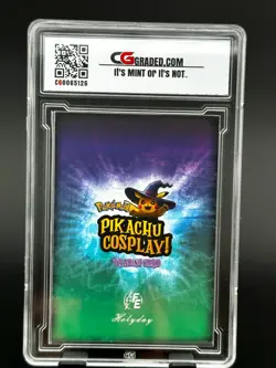 2025 Pokemon CG 9.5 Pikachu COSPLAY Pac-Man TCG CGC PSA Flash - Image 2