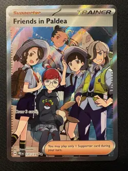2025 Pokemon Prismatic Evolutions Friends In Paldea 137/131 ULTRA RARE FULL ART! - Image 1