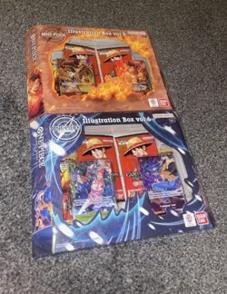 One Piece TCG Illustration Box Vol.5 and Vol.6 New Sealed Bundle Eng Version - Image 1
