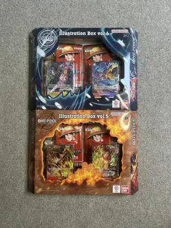 One Piece TCG Illustration Box Vol.5 and Vol.6 New Sealed Bundle Eng Version - Image 1