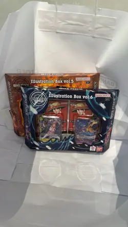 One Piece TCG Illustration Box Vol.5 and Vol.6 New Sealed Bundle Eng Version - Image 3
