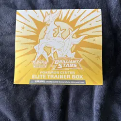 Pokemon TCG: Brilliant Stars Pokemon Center Elite Trainer Box ETB Factory Sealed - Image 1