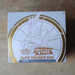 Brilliant Stars Elite Trainer Box Pokemon TCG Sword and Shield ETB Sealed New - Image 1