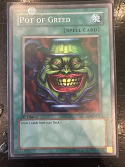 Pot of Greed - SD2-EN017 - 1st Edition - YuGiOh - Image 1