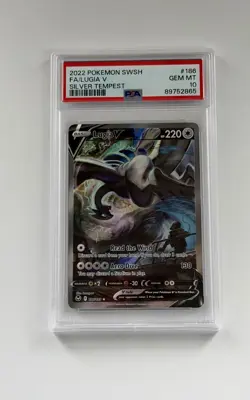 Pokemon 2022 Lugia V 186/195 Alt Art Silver Tempest GEM MINT PSA 10 - Image 1