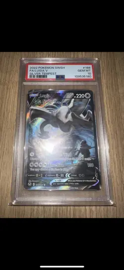Pokemon 2022 Lugia V 186/195 Alt Art Silver Tempest GEM MINT PSA 10 - Image 1