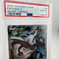 Pokemon 2022 Lugia V 186/195 Alt Art Silver Tempest GEM MINT PSA 10 - Image 5