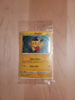 Special Delivery Pikachu SWSH074 Holo Promo Card SEALED - Image 3