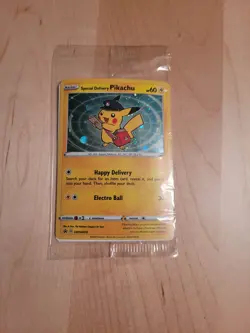Special Delivery Pikachu SWSH074 Holo Promo Card SEALED - Image 5