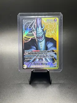 OP14 The Azure Sea's Seven Foil Gecko Moria OP14-080 (Alternate Art Leader) - Image 1