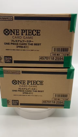 Lot of (2) One Piece Japanese PRB-01 The Best Booster Box Case Sealed - Image 2