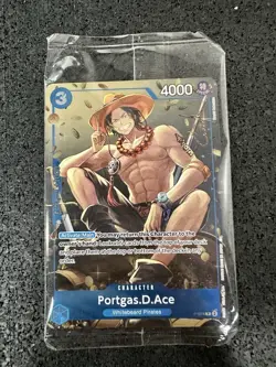Portgas.D.Ace P-074 One Piece Promotion Cards Foil Sealed Pack - Image 1