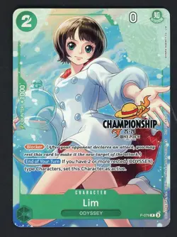 One Piece TCG Lim P-079 Championship Textured EVENT PACK PROMO - Image 1
