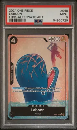 2024 One Piece Laboon EB01 #048 ALT ART PSA 9 - Image 1