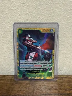 ONE PIECE OP14-119 THE AZURE SEA'S SEVEN DRACULE MIHAWK SECRET RARE SEC - Image 1
