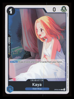 Kaya OP03-044 Pillars of Strength Foil One Piece TCG NM RARE - Image 1