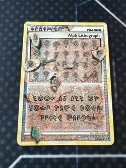 Alph Lithograph 2010 Pokemon Triumphant #FOUR Ultra Rare TCG LP-MP - Image 1