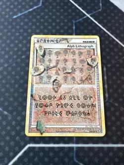 Alph Lithograph 2010 Pokemon Triumphant #FOUR Ultra Rare TCG LP-MP - Image 2