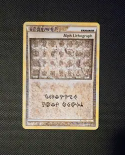 2010 Pokemon Alph Lithograph Four HGSS Triumphant Pokemon Card Rare - NM - Image 1