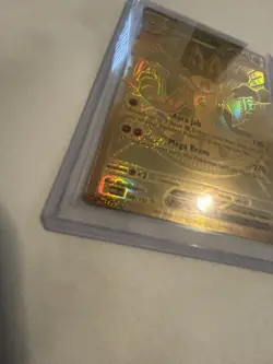Mega Lucario Ex 188/132 Mega Evolution Gold Hyper Rare Pokemon TCG Card English - Image 5