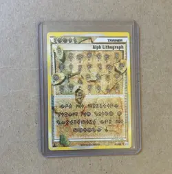 Lightly Played Alph Lithograph - FOUR/102 - Secret Rare Pokemon Triumphant - Image 1