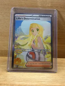 Lillies Determination 184/132 SIR Mega Evolution Pokemon Card Near Mint - Image 1