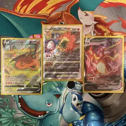 Pokemon Charizard UPC SWSH Promo Set V + Vstar + Vmax NM - Image 1
