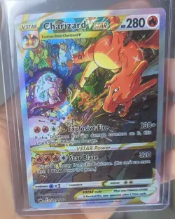 Pokemon TCG Charizard VSTAR SWSH262 Sword & Shield Promo Card Holo NM Condition - Image 1