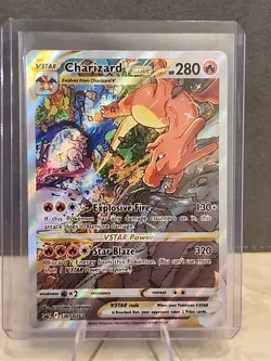 Pokemon TCG Charizard VSTAR SWSH262 Sword & Shield Promo Card Holo NM Condition - Image 1