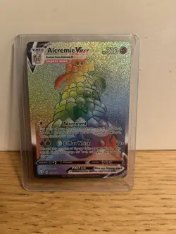 Pokemon Alcremie VMAX 073/072 Secret Rainbow Rare Holo Card Shining Fates NM - Image 1