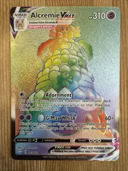 Alcremie VMAX - 073/072 - Pokemon Shining Fates Sword Shield Secret Rare Card NM - Image 1