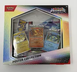 Pokemon TCG Scarlet And Violet Prismatic Evolutions Poster Collection - Image 1