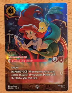 Disney Lorcana Fabled: Enchanted: Ariel - Adventurous Collector, 232/204 - Image 1