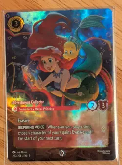 Disney Lorcana Fabled: Enchanted: Ariel - Adventurous Collector, 232/204 - Image 3