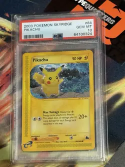 Pikachu 2003 Pokemon Skyridge #84 PSA 10 - Image 1
