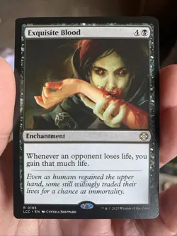 1x Exquisite Blood NM-Mint, English Commander: The Lost Caverns of Ixalan MTG Ma - Image 1