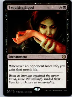Exquisite Blood - Commander: The Lost Caverns of Ixalan - R 195 NM - Image 1