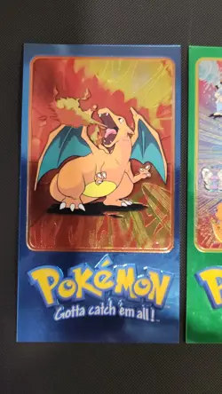 Pokemon Topps TV Animation Series 2: Lot of 3 Charizard, Pikachu, Ash Holos NM - Image 1
