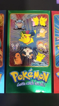 Pokemon Topps TV Animation Series 2: Lot of 3 Charizard, Pikachu, Ash Holos NM - Image 3