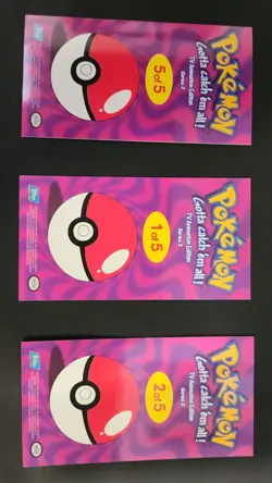 Pokemon Topps TV Animation Series 2: Lot of 3 Charizard, Pikachu, Ash Holos NM - Image 5