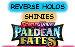 Pokemon SV Paldean Fates Choose Your Card! Reverse Holo Double Shiny Ultra Rares - Image 1