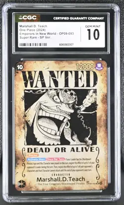Marshall.D.Teach (Wanted Poster) OP09-093 Emperors in the New World English - Image 1