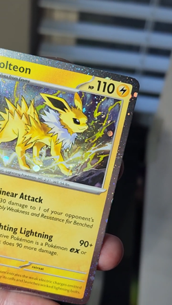 🌀Jolteon (Cosmos Holo) SVP 169 - Scarlet & Violet Promo Card - DOUBLE SWIRL🌀 - Image 2
