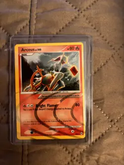 Arceus AR3 Platinum Arceus Holo Rare Pokemon Card MP - Image 1