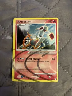 Arceus AR3 Platinum Arceus Holo Rare Pokemon Card MP - Image 2