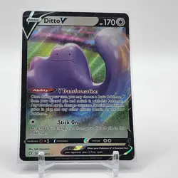 Ditto V - 050/072 - Ultra Rare - Shining Fates - Pokemon Card - NM/M - Image 1